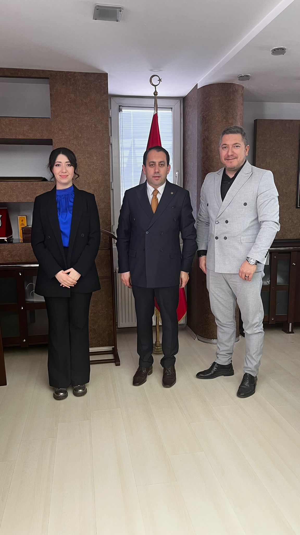 TEKNOKENT KOLEJİ YÖNETİCİLERİ KAYMAKAMIMIZI ZİYARET ETİ